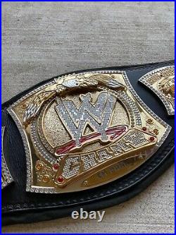 Wwe spinner championship real leather belt