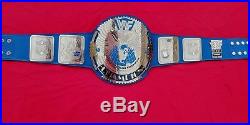 Wwf Big Eagle Block Logo Championship Belt In 4mm Thick Brass Plates Free P&p