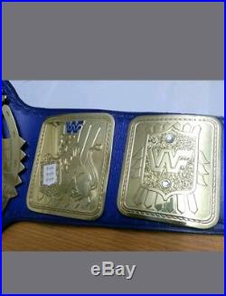 Wwf Big Eagle Block Logo Wrestling Championship Replica Belt In 4mm Brass Plates