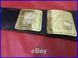 Wwf Big Eagle Scratch Logo Championship Belt In 2mm Brass Plates