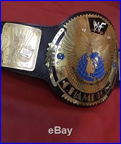 Wwf Big Eagle Scratch Logo Championship Belt In 4mm Brass Plates Free Shipping