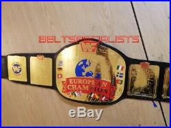Wwf European Wrestling Championship Adult Replica Belt 2mm Brass