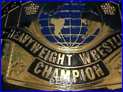 Wwf Intercontinental Championship Belt In 4mm Zinc 24kt Swiss Gold Plated