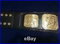 Wwf Intercontinental Championship Belt In 4mm Zinc 24kt Swiss Gold Plated