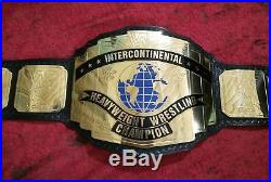 Wwf Intercontinental Classic Championship Belt In 4mm Thick Brass Plate