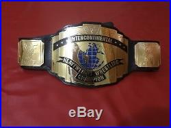 Wwf Intercontinental Classic Championship Belt In 4mmbrass Plates Free Shipping