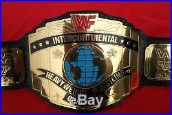 Wwf Intercontinental / IC Championship Belt In 4mm Thick Brass Plates Free P&p