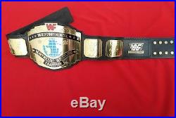 Wwf Intercontinental / IC Championship Belt In 4mm Thick Brass Plates Free P&p