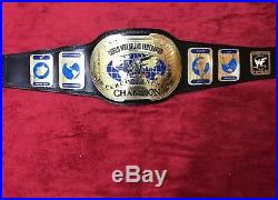 Wwf Intercontinental IC Oval Championship Belt In 4mm Brass Plated Free Sh