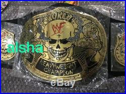 Wwf Stone Cold Smoking Skull Championship Belt Adult 4mm Plates Snake Back