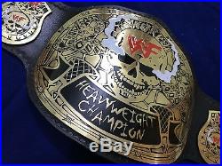 Wwf Stone Cold Smoking Skull Heavy Weight Championship Belt 4mm Brass Plates