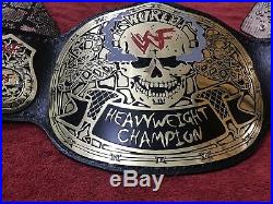 Wwf Stone Cold Smoking Skull Heavyweight Championship Belt In 4mm Brass Plated
