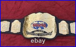 Wwf Tag Team Championship Belt In 4mm Zinc Deep Etching & 24kt Gold Plated Free