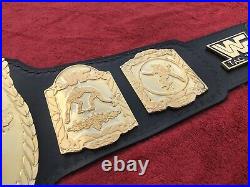 Wwf Tag Team Championship Belt In 4mm Zinc Deep Etching & 24kt Gold Plated Free