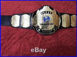 Wwf Winged Eagle Championship Belt In 4mm Brass Plates Free Shipping