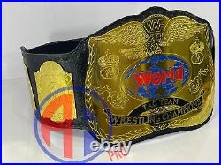Wwf World Tag Team Belt Wrestling Championship Gold Plated Belt Replica Belt