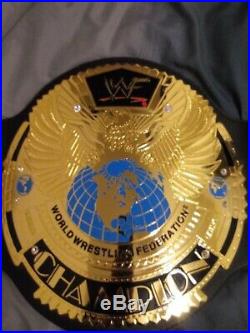 Wwf attitude era big eagle championship belt(2001 replica figures inc)
