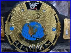 Wwf attitude era big eagle championship belt wrestling title 2mm brass adult siz