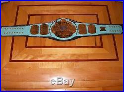 Wwf/wwe Blue Winged Eagle Championship Title Belt 4mm Adult Casted Plates Mint