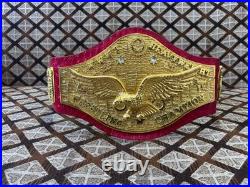 Wwwf Bob Backlund Antonio Inoki Wrestling Championship Title Belt