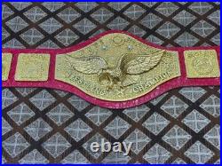 Wwwf Bob Backlund Antonio Inoki Wrestling Championship Title Belt